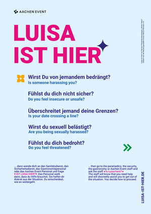 Plakat Luisa ist hier